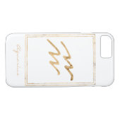 Gestolen goud Aquarius astrology zodiac Case-Mate iPhone Case (Achterkant (Horizontaal))