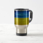 Gestolen Oekraïense vlag Reisbeker (Voorkant rechts)