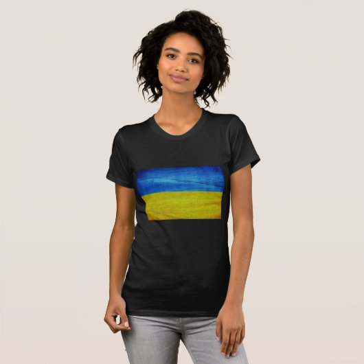 Gestolen Oekraïense vlag T-shirt (Voorkant volledig)