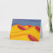 Gestolen oliepastel Sand Dunes Kaart (Voorkant)