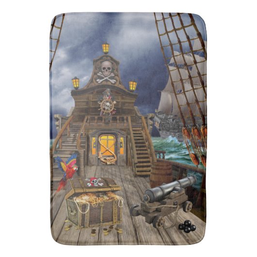 GESTOLEN PIRATENSCHAT BADMAT (Voorkant Verticaal)