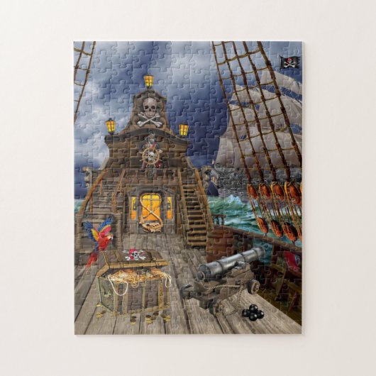 GESTOLEN PIRATENSCHAT LEGPUZZEL (Verticaal)