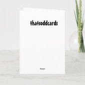 Gestolen Wortel Feestdagen Kaart (Achterkant)