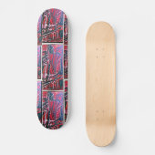 GESTOLPERDE STADSGEZICHT PERSOONLIJK SKATEBOARD (Voorkant)
