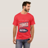 Gestookte motorolie Faux T-shirt (Voorkant volledig)