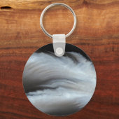 Gestookte zwarte gewas, natuursteen sleutelhanger (Voorkant)