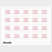 Gestoomde Drumpf Dumplings Jeff Hankamer Artjunkha Ronde Sticker (Vel)