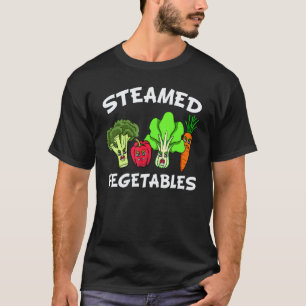 Gestoomde Groente Vegan Vegetarisch Dieet Veganism T-shirt
