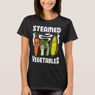 Gestoomde Groenten Grappig Pun Gift voor veganiste T-shirt