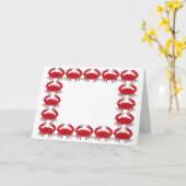 Gestoomde Krabben Kaart (Gele Bloem)