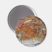 GESTOOMDE KRABBEN LEKKER MAGNEET (Voorkant / Achterkant)