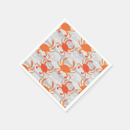 gestoomde krabben servet (Hoek)