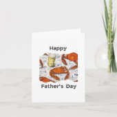 Gestoomde krabben Verjaardag Kaart (Voorkant)