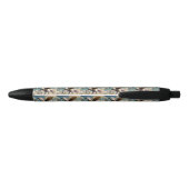 Gestoompuncte Eenhoorn, Blauwe Inkt Pen (Achterkant)