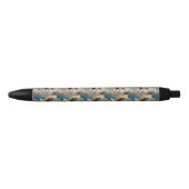 Gestoompuncte Eenhoorn, Blauwe Inkt Pen (Voorkant)