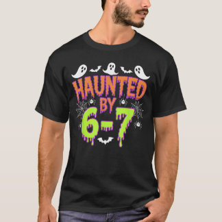 Gestoord door 6 7 meisje t-shirt