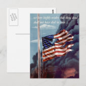 Gestoord maar niet vergeten briefkaart (Voorkant / Achterkant)