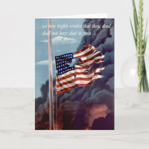 Gestoord maar niet vergeten feestdagen kaart