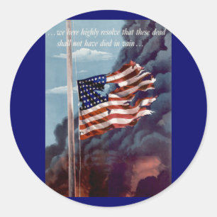 Gestoord maar niet vergeten ronde sticker