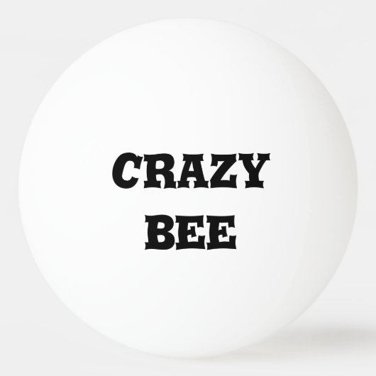 gestoorde bijen pingpongbal (Achterkant)