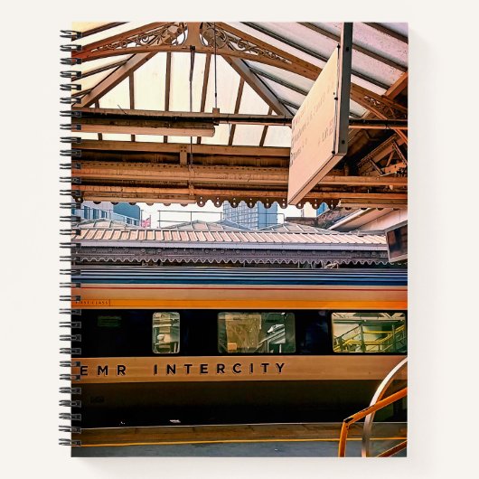 Gestopt op het station notitieboek (Voorkant)