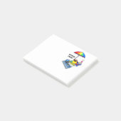 Gestopte kip post-it® notes (Schuin)