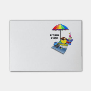 Gestopte kip post-it® notes