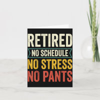 Gestopte schema stress ontspanning grappige pensio