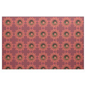 Gestormd Sun/Flower Pattern met UW FOTO-fabric Stof (Fat Quarter)