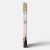 Gestormd zwart-wit afbeelding van de Eiffeltoren Case-Mate iPhone Case (Achterkant / Links)