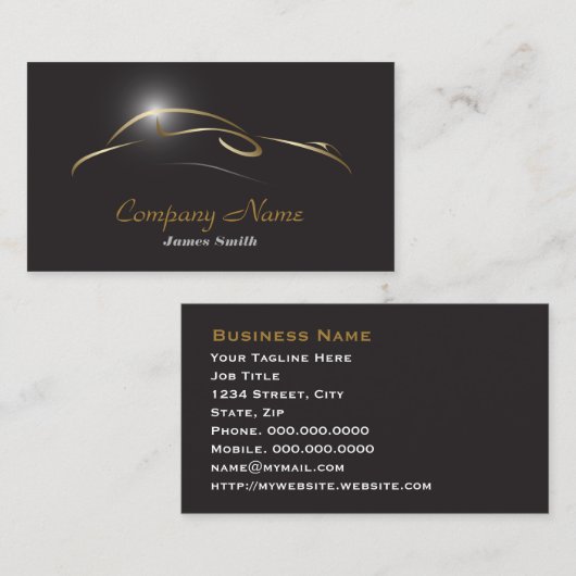 Gestormde automatische detailverf automatisch in d visitekaartje (Voorkant / Achterkant)