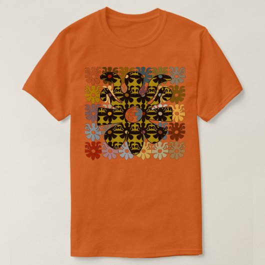 Gestormde Aztecs butterflies quotumbian 32quo T-shirt (Design voorkant)
