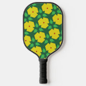 Gestormde bloemen pickleball paddle (Voorkant)