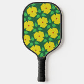 Gestormde bloemen pickleball paddle (Achterkant)