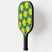 Gestormde bloemen pickleball paddle (Links)