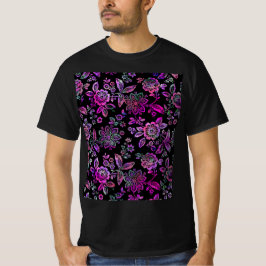 Gestormde bloemen t-shirt