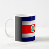 Gestormde Costa Rica-vlag Koffiemok (Links)