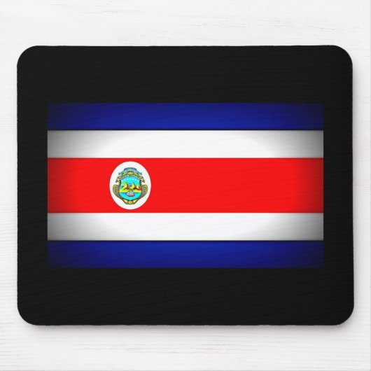 Gestormde Costa Rica-vlag Muismat (Voorkant)