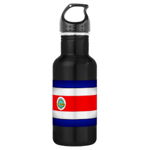 Gestormde Costa Rica-vlag Waterfles