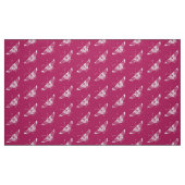 Gestormde Deco Butterfly, Magenta Stof (Fat Quarter)