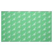 Gestormde Deco Butterfly, Mint Green Stof (Fat Quarter)