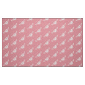 Gestormde Deco Butterfly, Shell Pink Stof (Fat Quarter)