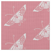 Gestormde Deco Butterfly, Shell Pink Stof (Close Up)