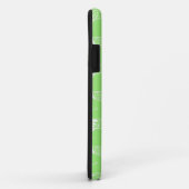 Gestormde Deco-vlinder - kalkgroen Case-Mate iPhone Case (Achterkant/rechts)