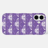 Gestormde Deco-vlinder - stoffig lila Case-Mate iPhone Case (Achterkant (horizontaal))