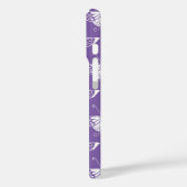 Gestormde Deco-vlinder - stoffig lila Case-Mate iPhone Case (Achterkant / Links)