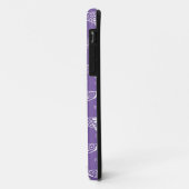 Gestormde Deco-vlinder - stoffig lila Case-Mate iPhone Case (Achterkant/links)