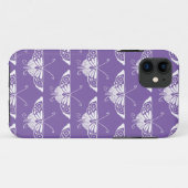 Gestormde Deco-vlinder - stoffig lila Case-Mate iPhone Case (Achterkant (horizontaal))