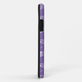 Gestormde Deco-vlinder - stoffig lila Case-Mate iPhone Case (Achterkant/rechts)