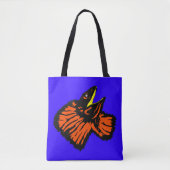 Gestormde neonhagedis (Oranje/groen) Tote Bag (Voorkant)